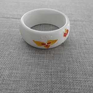 Vintage Hand Painted Bangle
